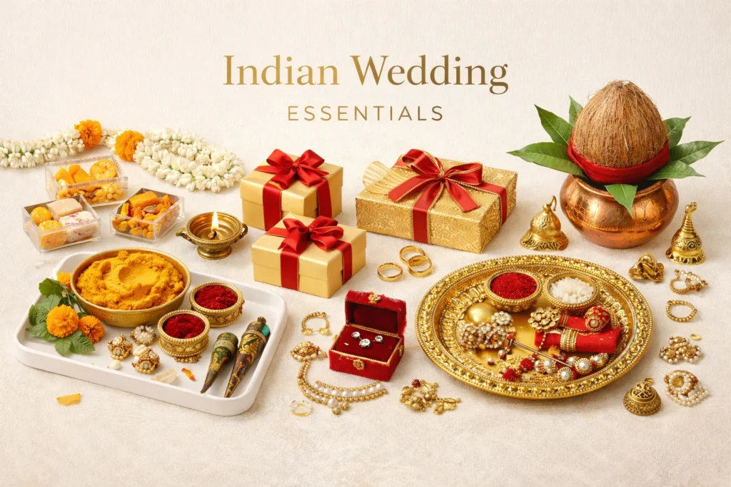 Indian wedding essentials