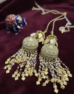 Kaleere Heart charm pearl latkan